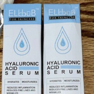 ELBBUB Hyaluronic Acid Serum 1oz For Fine Lines Wrinkles & Hydrated Skin